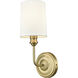 Leena Indoor Wall Sconce Wall Light in Vintage Brass
